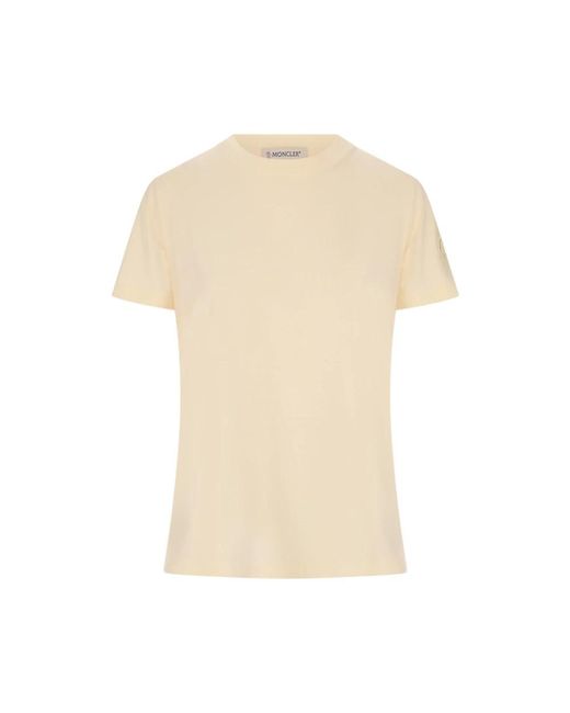 Moncler Natural T-Shirts