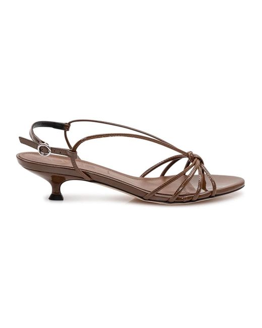 Aeyde Brown High Heel Sandals