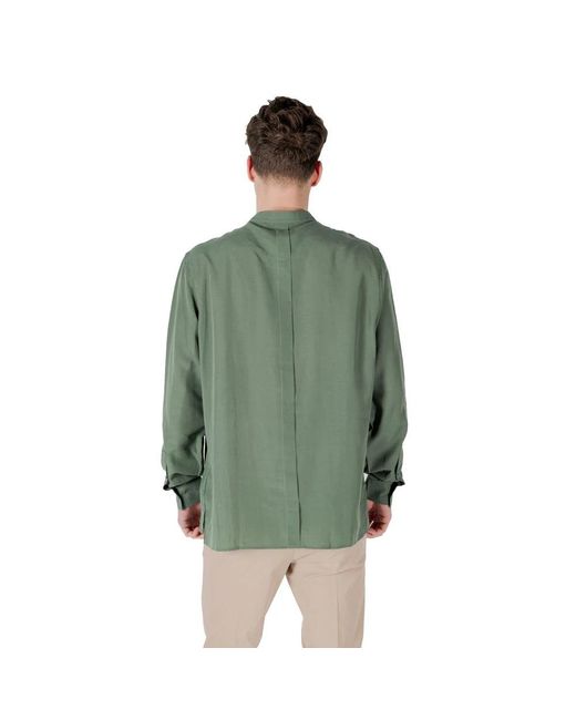 Antony Morato Grünes Lyocell Hemd Kilis Relaxed Fit in Green für Herren