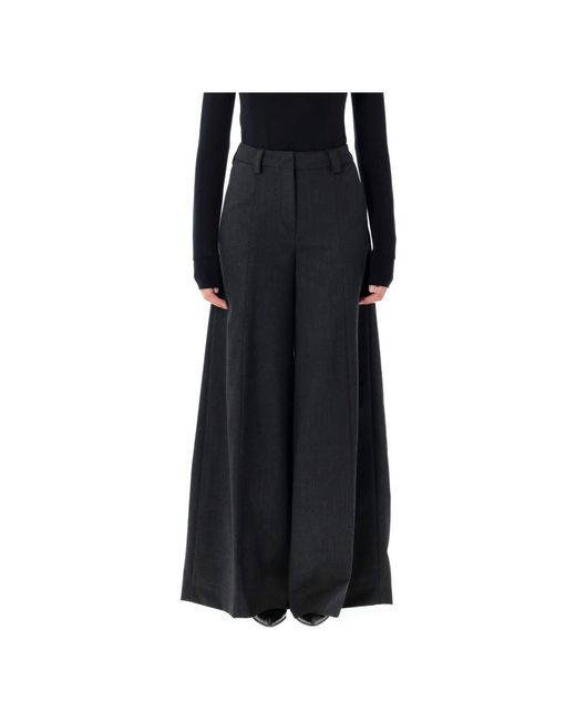 Thelatest Black Wide Trousers