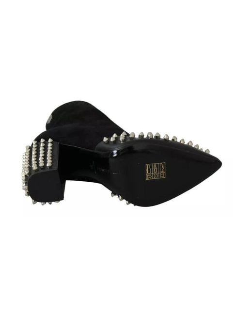 Philipp Plein Black Heeled Boots