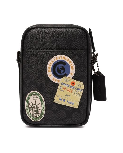 COACH Black Messenger Bags for men