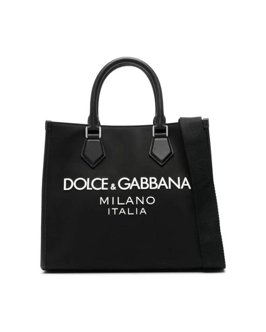 Tote bags di Dolce & Gabbana in Black da Uomo