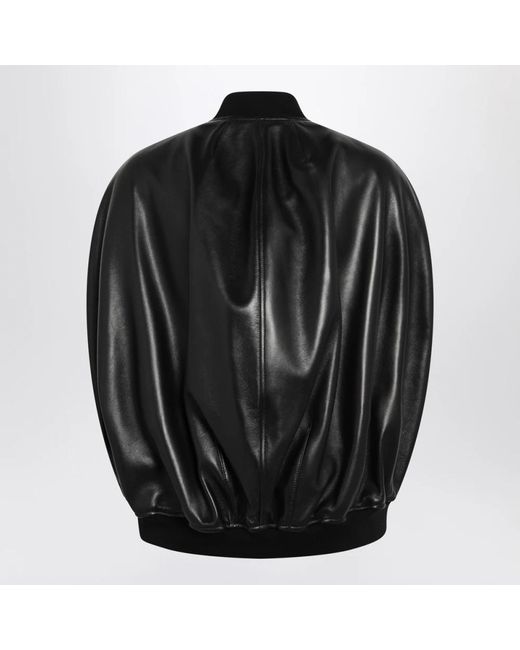 Balenciaga Black Leather Jackets
