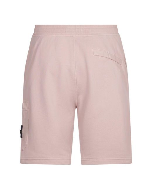 Casual Shorts Stone Island de hombre de color Pink