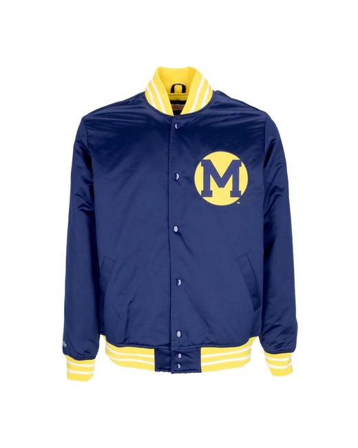 Bomber Jackets di Mitchell & Ness in Blue da Uomo