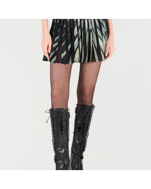 Roberto Cavalli Green Short Skirts