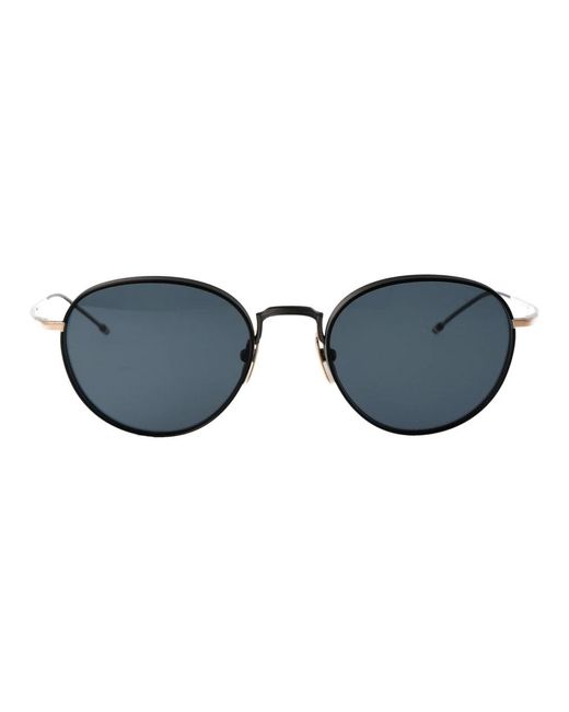 Thom Browne Blue Stylische sonnenbrille für ultimativen schutz