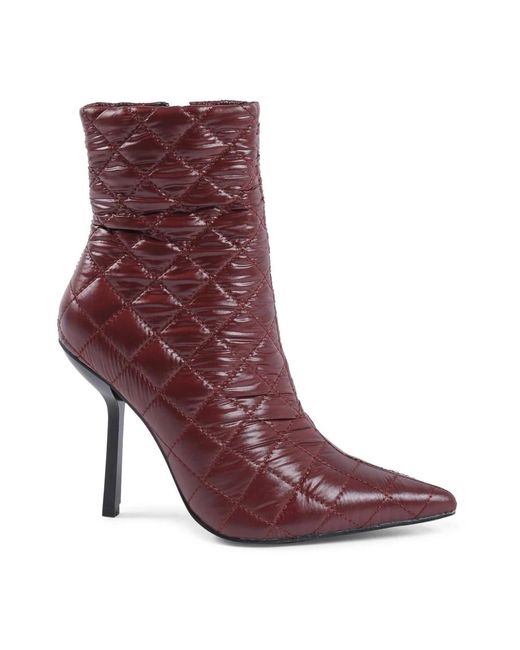 19V69 Italia by Versace Purple Heeled Boots