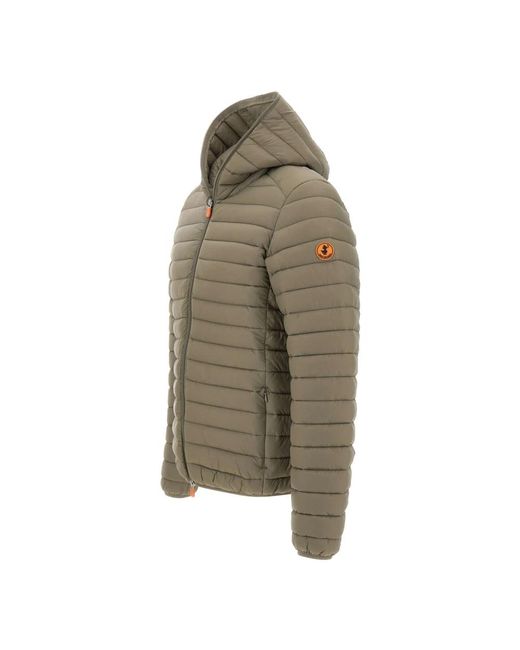 Save The Duck Green Winter Jackets for men