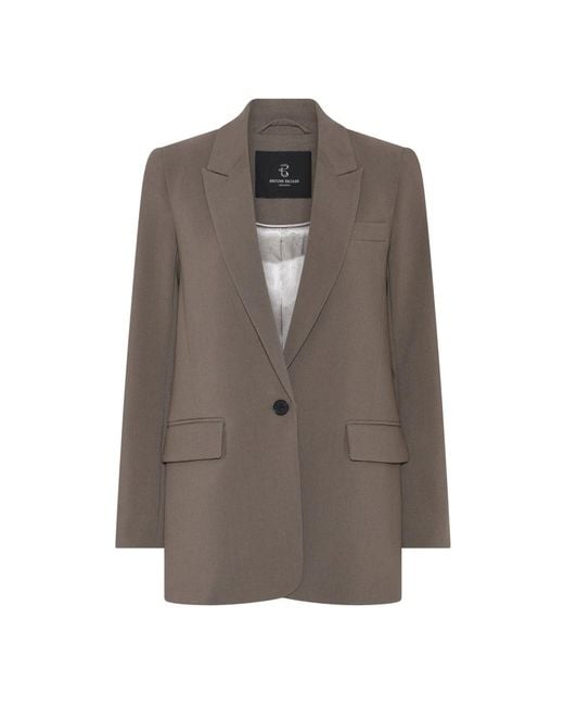 Bruuns Bazaar Brown Blazers