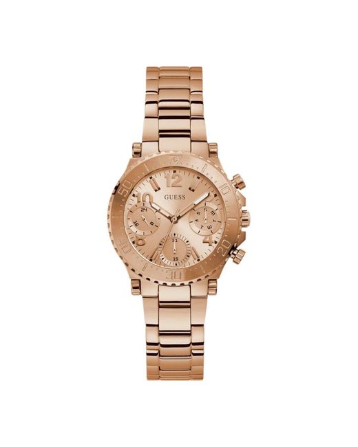 Guess Metallic Analog Watch