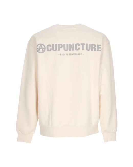 Acupuncture White Sweatshirts for men