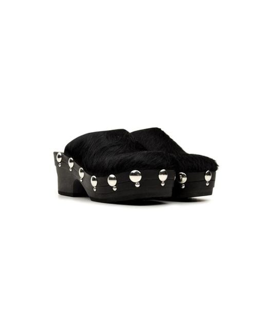 Clogs Scholl en coloris Black