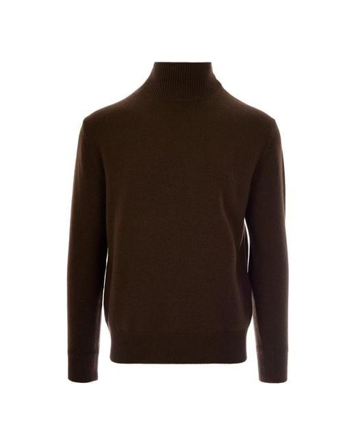 Paolo Pecora Brown Turtlenecks for men