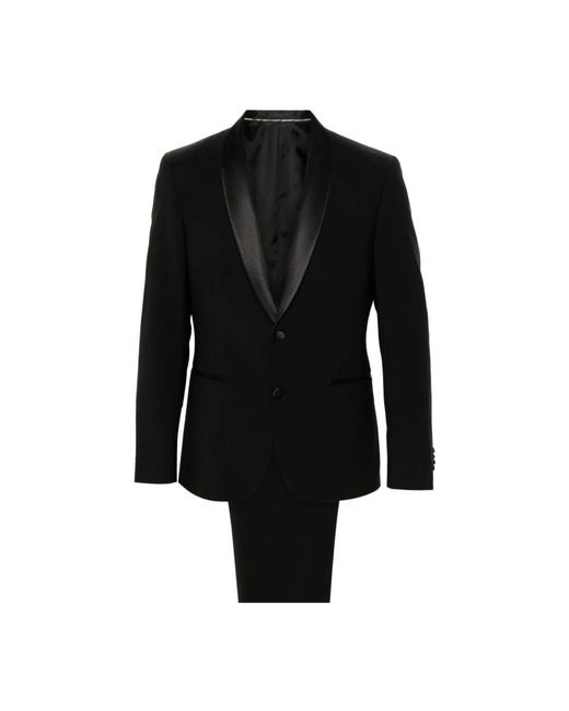 Corneliani Elegantes schwarzes anzug-set in Black für Herren
