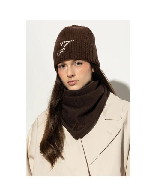 Beanies Jacquemus de color Brown