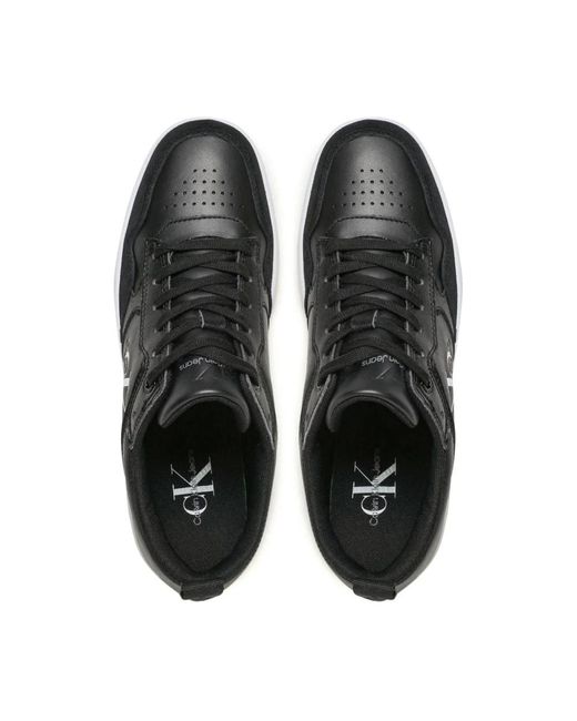 Calvin Klein Niedrige cupsole sneakers in Black für Herren