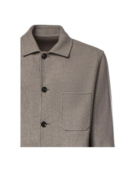 Eleventy Gray Light Jackets for men