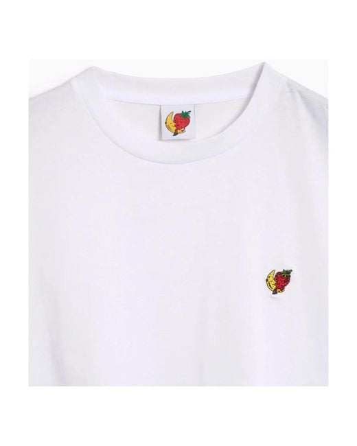T-Shirts Sky High Farm de hombre de color White