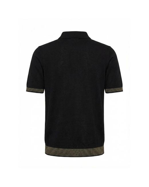 Peserico Black Polo Shirts for men