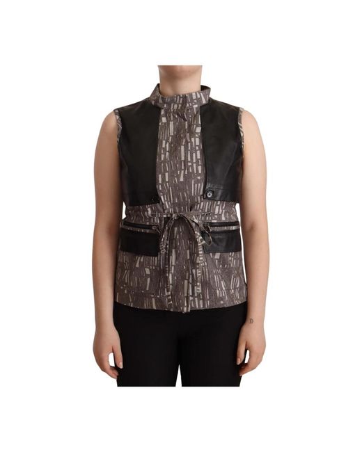 Comeforbreakfast Sleeveless Tops in het Black
