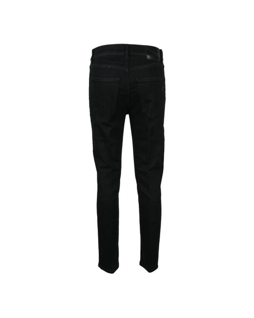 Dondup Black Slim-Fit Jeans