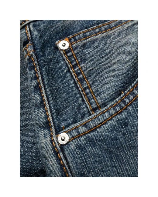 Etro Blue Straight Jeans for men
