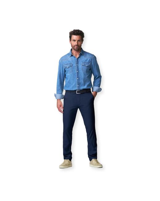 Chinos Meyer de hombre de color Blue