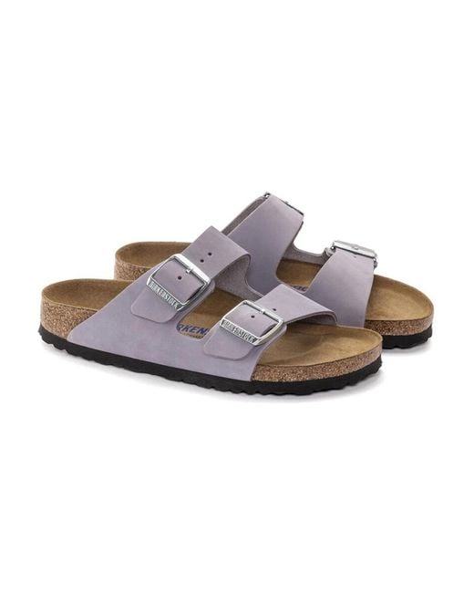Birkenstock White Sliders