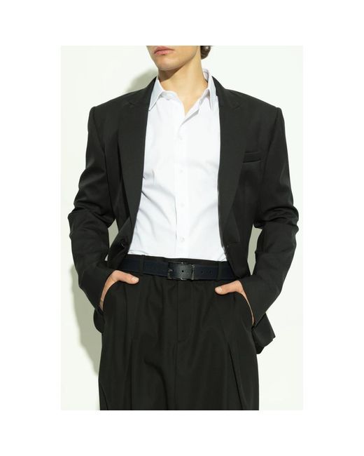 Emporio Armani Doppelseitiger Gürtel in Black für Herren