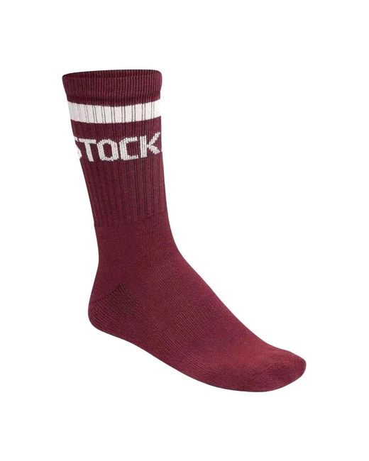 Birkenstock Ondergoed ,Bruin ,Katoen Katoenen Tennissokken Regular Fit in het Red
