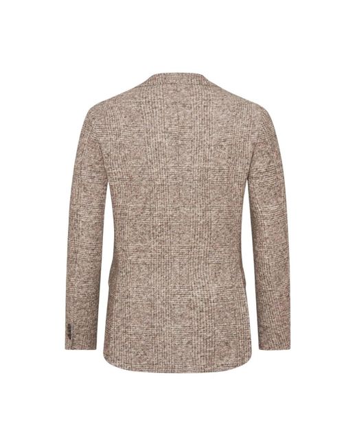 Oscar Jacobson Brown Blazers for men