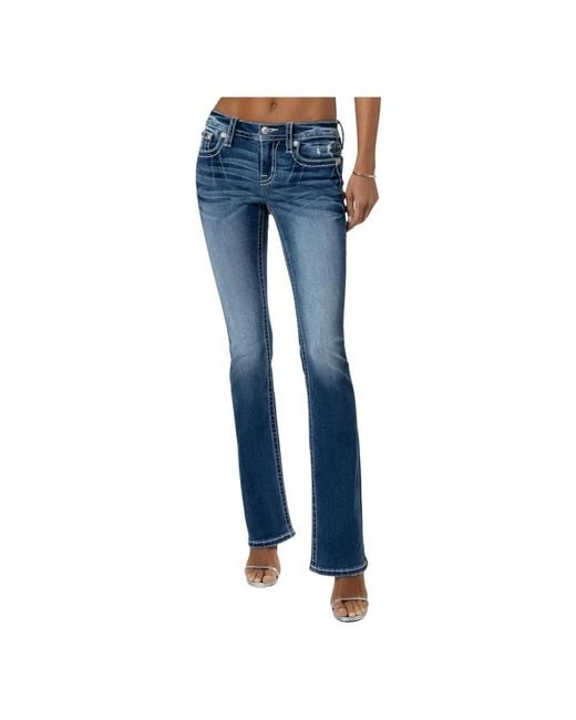 Miss Me Blue Boot-Cut Jeans