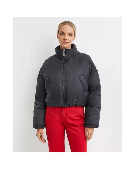 Khrisjoy Blue Winter Jackets