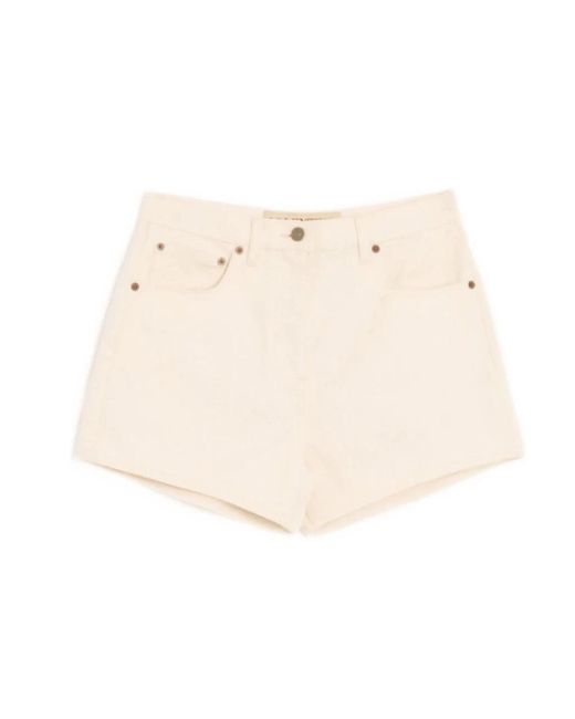 Valentino Natural Denim Shorts
