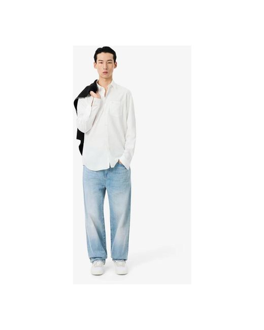 Lacoste Blue Straight Fit Jeans for men