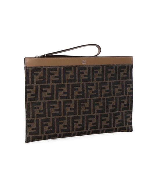 Fendi Black Clutches for men