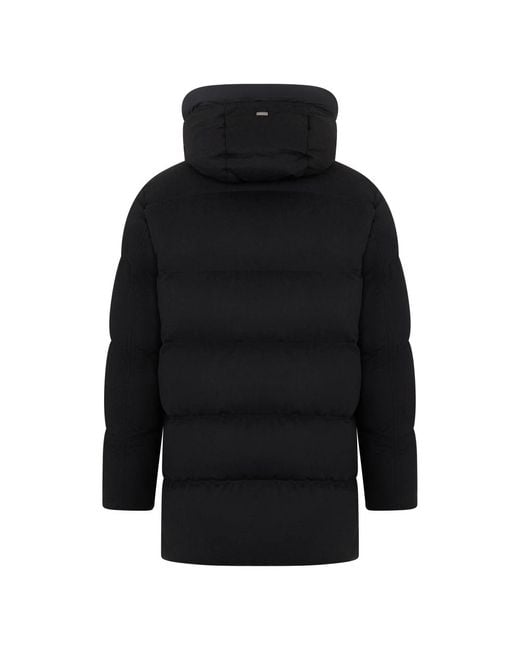 Herno Black Winter Jackets for men