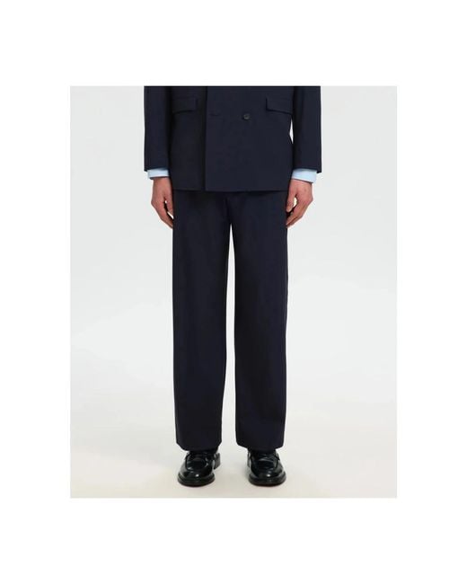 Suit Trousers SELECTED de hombre de color Blue