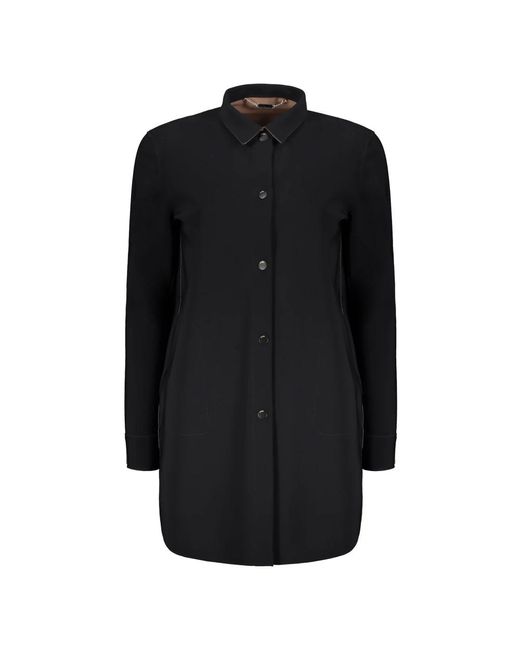 Moorer Jassen ,Zwart ,Techno Fabric Jack Met Voorzakken in het Black