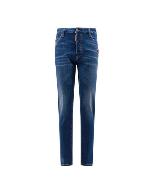 DSquared² Men's Blue Slim-Fit Jeans