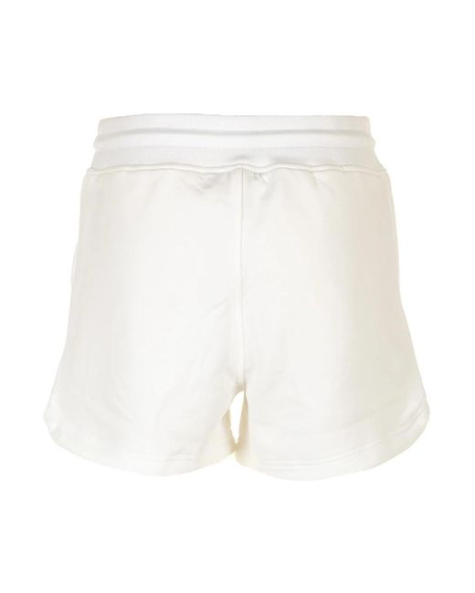K-Way White Short Shorts