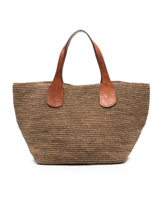 IBELIV Brown Shopping Bags