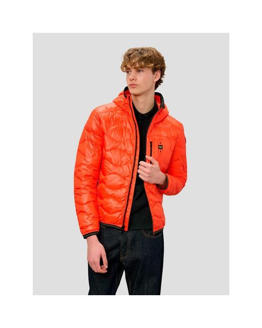 Winter Jackets Blauer de hombre de color Red