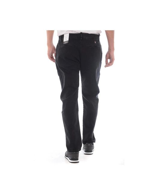 Daniele Alessandrini Black Chinos for men
