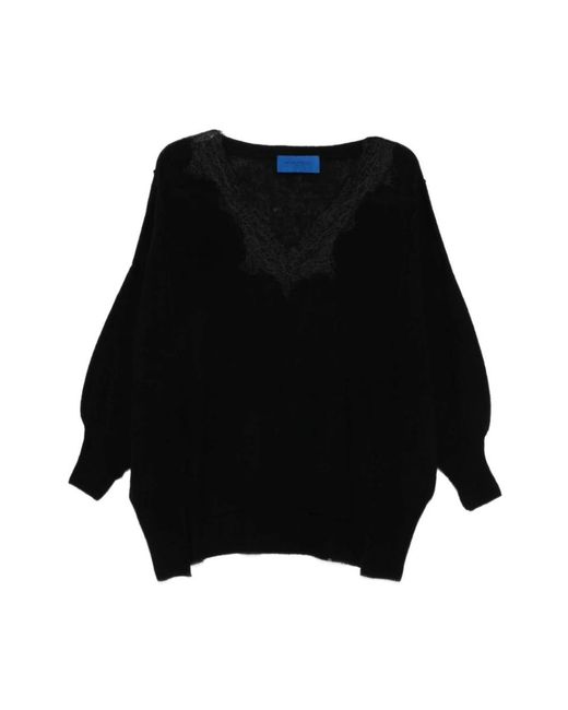 Mes Demoiselles Black V-Neck Knitwear