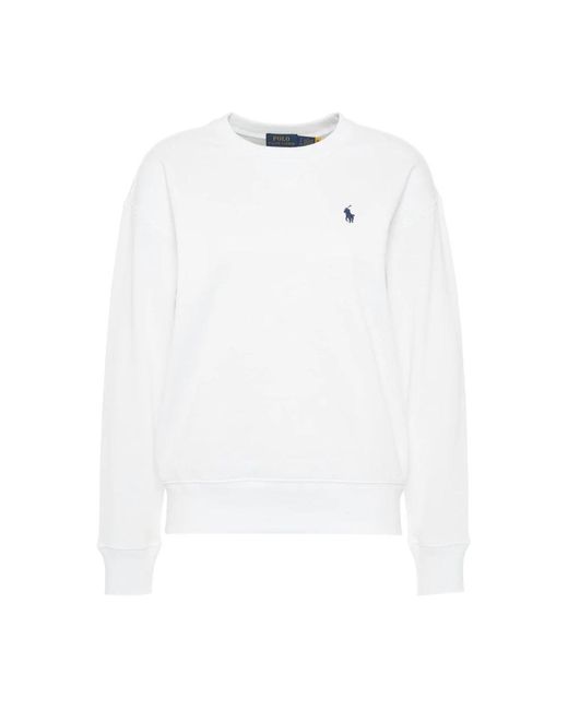 Ralph Lauren White Sweatshirts