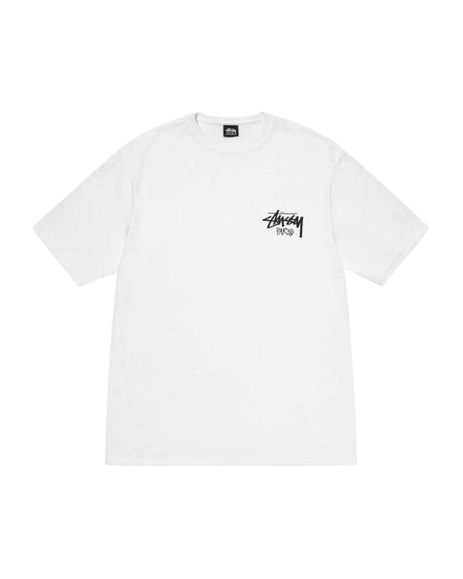 Stussy Oversized Tee in het White voor heren