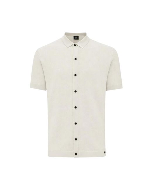 Genti White Polo Shirts for men